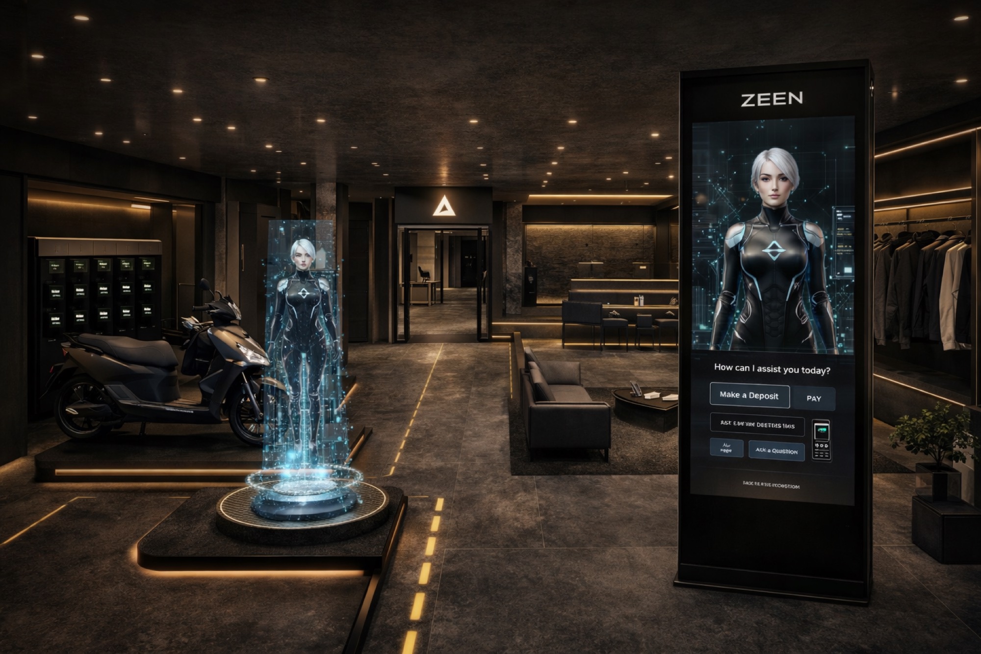 Inside a ZEEN flagship space